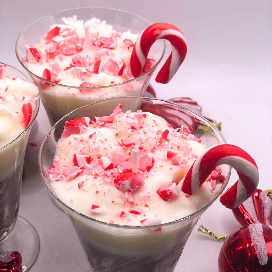 Candy Cane Candle