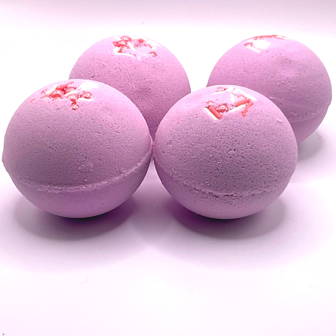 Purple store bath bomb