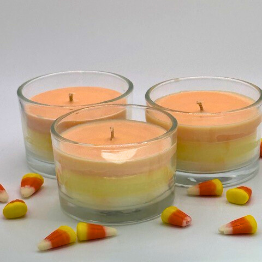 Candy Corn Candle