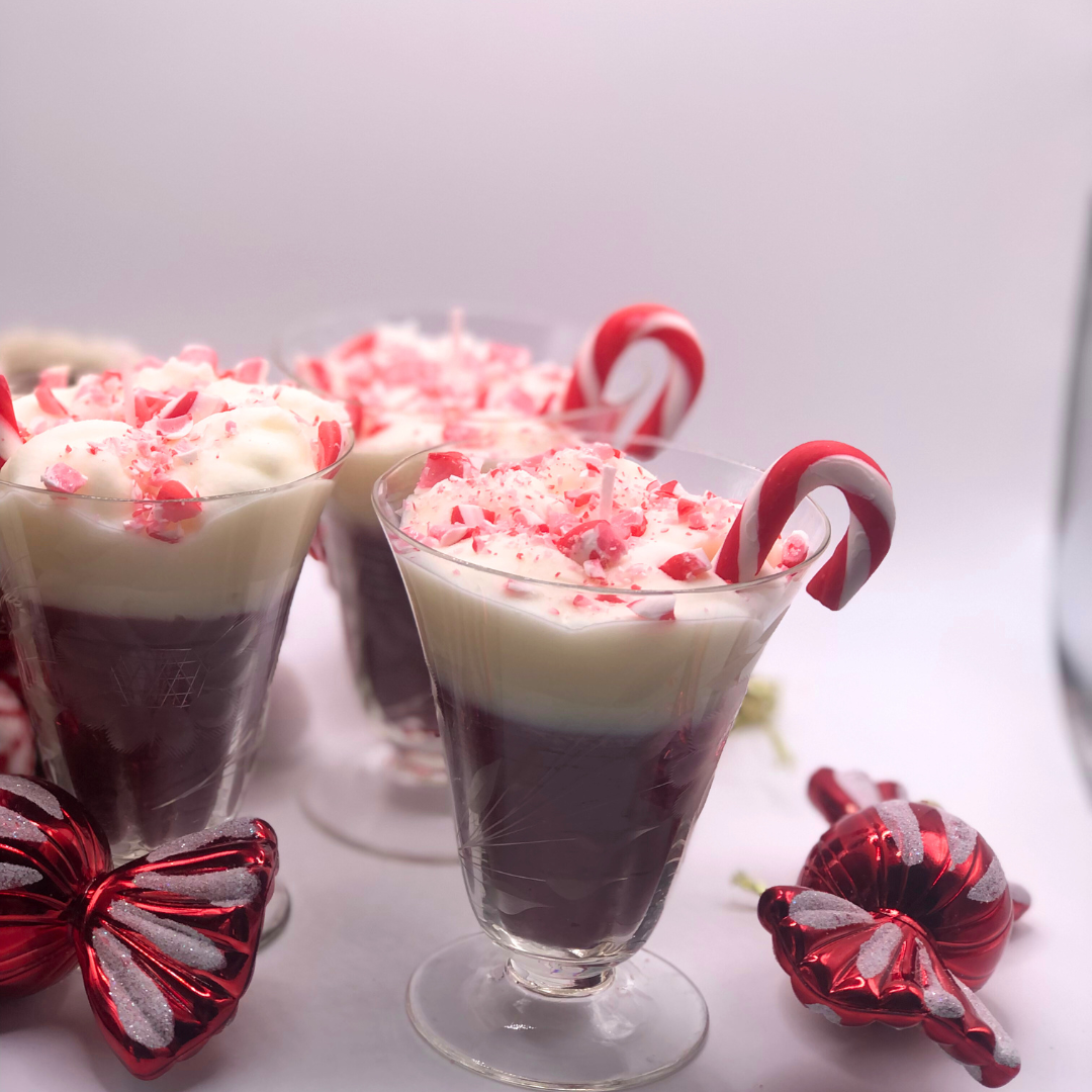 Candy Cane Candle