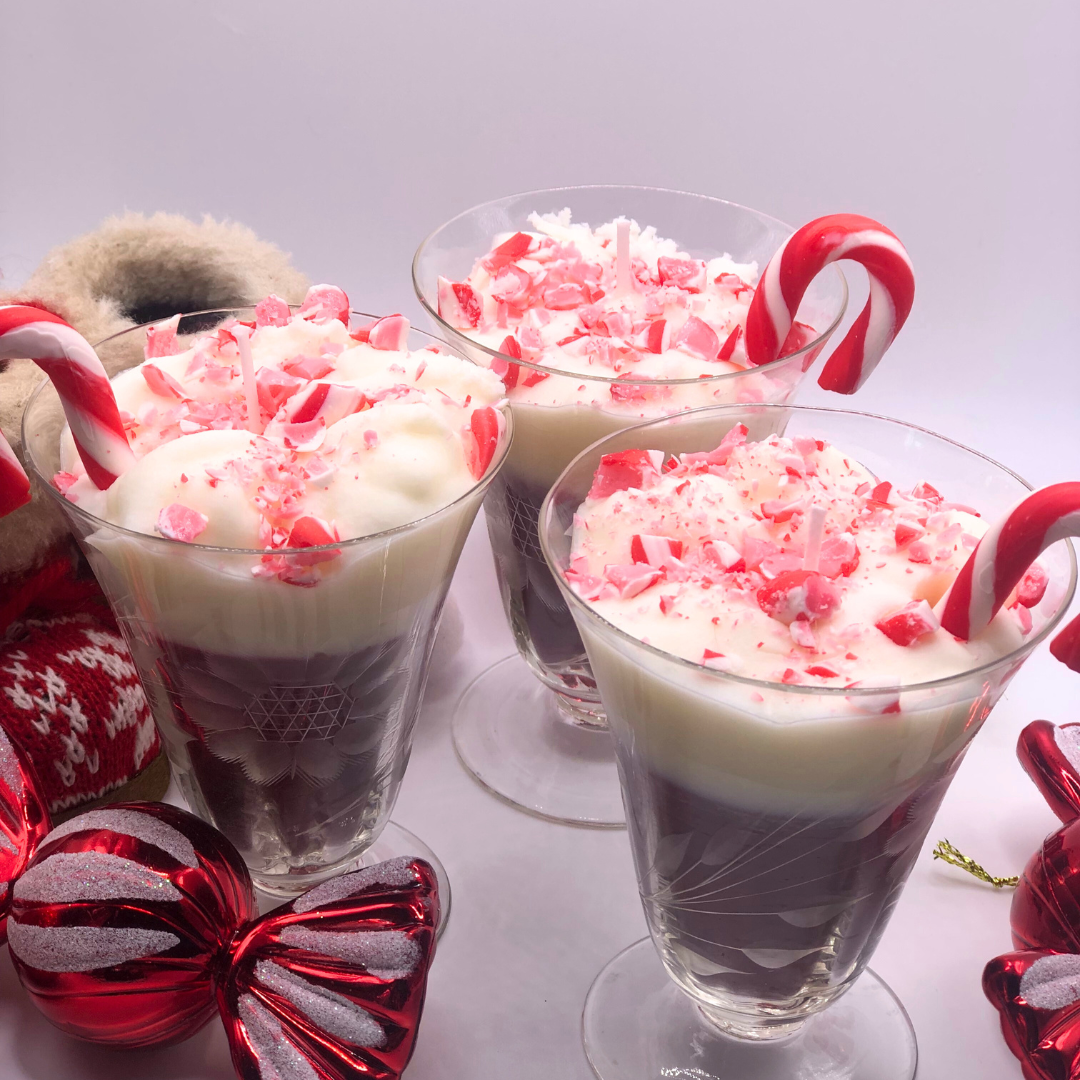 Candy Cane Candle